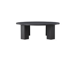 ebuy24 Juno salontafel Ø120cm zwart.