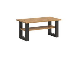 ebuy24 Seattle salontafel 90x50 cm 1 plank eiken decor.