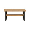 ebuy24 Seattle salontafel 90x50 cm 1 plank eiken decor.
