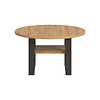 ebuy24 Seattle salontafel Ø75 cm 1 plank eiken decor.