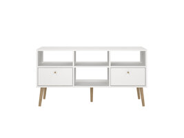 ebuy24 Bodo TV-meubel 2 lades, 4 planken wit.