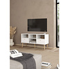 ebuy24 Bodo TV-meubel 2 lades, 4 planken wit.