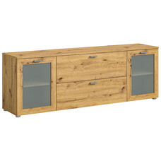 ebuy24 Xeno TV-meubel 2 laden 2 deuren eiken decor.