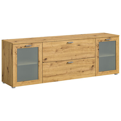 ebuy24 Xeno TV-meubel 2 laden 2 deuren eiken decor.
