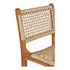 ebuy24 Derby Bartstoel teak, polyrattan.