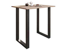 ebuy24 Xona bartafel 110x80 eik decor, zwart.