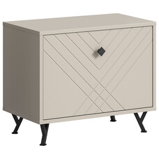 ebuy24 Notes bank 1 klepdeur mat beige.