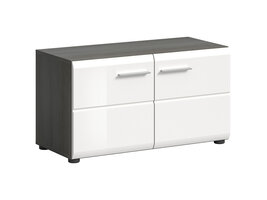 ebuy24 Salsa bank 2 deuren wit hoogglans.