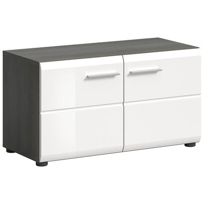 ebuy24 Salsa bank 2 deuren wit hoogglans.