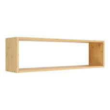 ebuy24 Ember Wandplank 70x15x19,5cm natuur.
