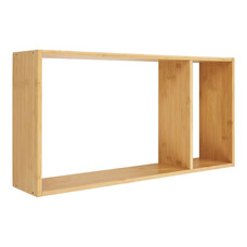 ebuy24 Ember Wandplank 70x15x36cm natuur.