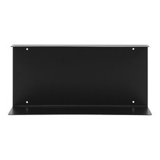 ebuy24 Lille Wandplank 40x18x18cm zwart.
