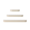 ebuy24 Glow wandplank set van 3 beige.