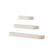 ebuy24 Glow wandplank set van 3 beige.