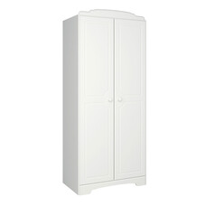 ebuy24 Nilon kledingkast 2 deuren wit.