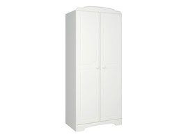 ebuy24 Nilon kledingkast 2 deuren wit.