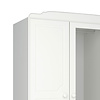 ebuy24 Nilon kledingkast 3 deuren 5 laden wit.
