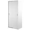 ebuy24 Space kledingkast 176x78x49cm, 2 schuifdeuren wit.