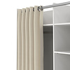 ebuy24 Kit kledingkast 160x100x49cm, Open, garderobesysteem wit, beige.