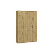 ebuy24 ProjektX kledingkast 4+4 deuren 8 deuren eiken decor.