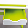ebuy24 Pijii bureau 1 lade, verstelbaar wit, groen.