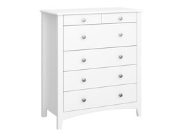 ebuy24 Mulon kommode 2,1,3 laden wit zuiver.