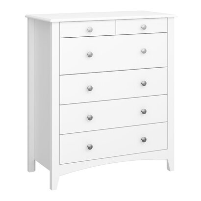 ebuy24 Mulon kommode 2,1,3 laden wit zuiver.
