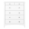 ebuy24 Mulon kommode 2,1,3 laden wit zuiver.