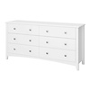 ebuy24 Mulon kommode 6 laden wit zuiver.