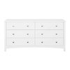 ebuy24 Mulon kommode 6 laden wit zuiver.