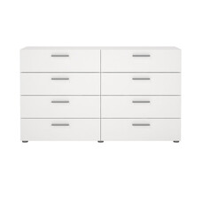 ebuy24 Pepe kommode 8 lades wit.