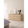 ebuy24 Naia kommode 6 lades eiken decor.