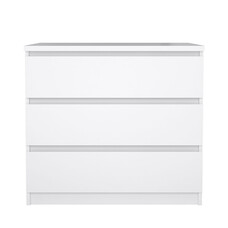 ebuy24 Naia kommode 3 lades wit hoogglans.