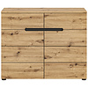 ebuy24 Canu kommode 2 laden 2 deuren eiken decor.