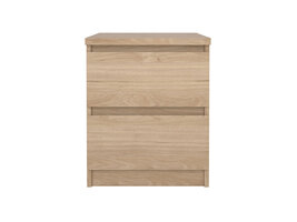 ebuy24 Naia nachtkastje 2 lades eiken decor.