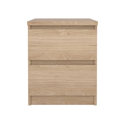 ebuy24 Naia nachtkastje 2 lades eiken decor.