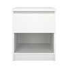 ebuy24 Naia nachtkastje 1 lade, 1 plank wit.