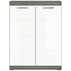 ebuy24 Scout schoenenkast 2 deuren wit hoogglans.