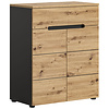 ebuy24 Canu schoenenkast 1 lade 2 deuren eiken decor.