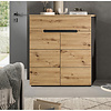 ebuy24 Canu schoenenkast 1 lade 2 deuren eiken decor.