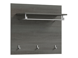 ebuy24 Salsa kapstok 3 haken wit hoogglans.