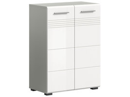 ebuy24 Copa badkamerkast 2 deuren wit hoogglans.