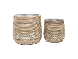 ebuy24 Moro Manden set van 2 natuur.