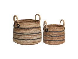 ebuy24 Erba Manden set van 2 natuur.