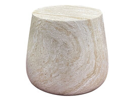 ebuy24 Bonn Bijzettafel Ø48cm natuur.