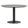ebuy24 Hector tuintafel Ø110 cm grijs.