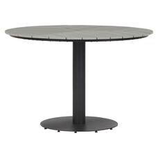 ebuy24 Hector tuintafel Ø110 cm grijs.