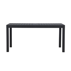 ebuy24 Capo tuintafel met uittrek 160/240 cm zwart.