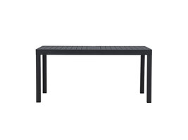 ebuy24 Capo tuintafel met uittrek 160/240 cm zwart.