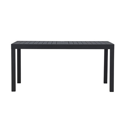 ebuy24 Capo tuintafel met uittrek 160/240 cm zwart.